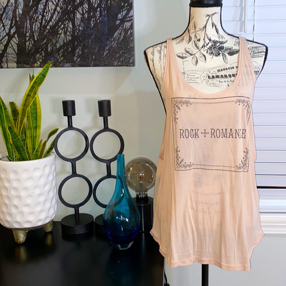 TENNESSEE WYATT PARKER Pink Tank Top Large NWT